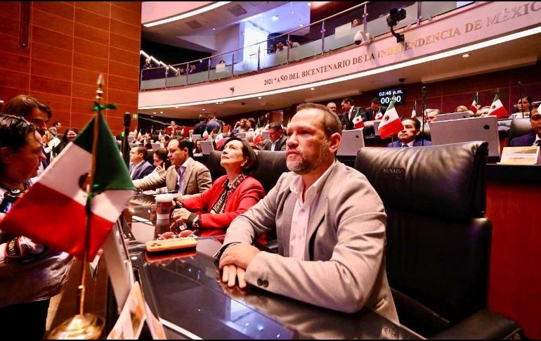 Por varios días han sonado los nombres de senadores que podrían votar a favor de la reforma judicial, y entre estos aparece Daniel Barreda. X / @DanielBarredaP