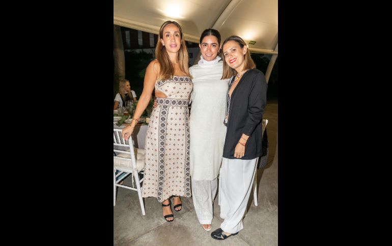 Pau Leaño, Cecilia Calderón y Sofía Álvarez del Castillo. GENTE BIEN JALISCO/ Jorge Soltero