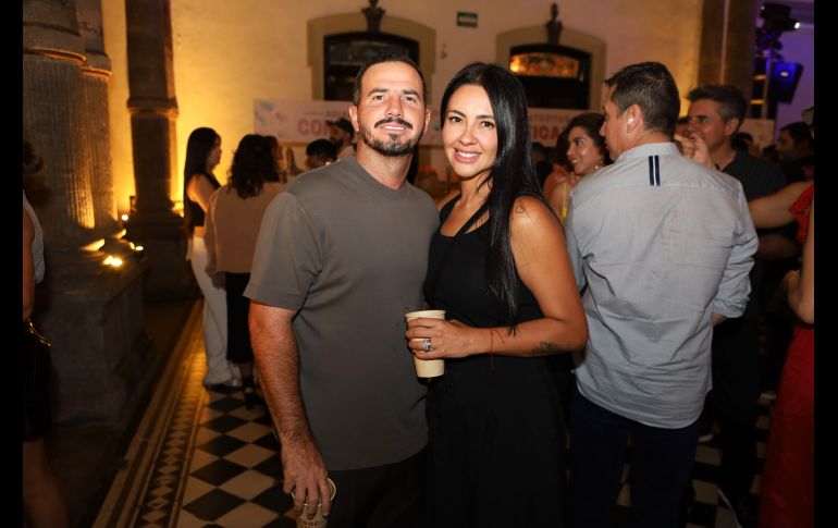 Omar Tamayo y Adriana Guiza. GENTE BIEN JALISCO/ Tony Martínez