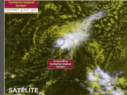 Gordon es la séptima tormenta con nombre de la temporada. ESPECIAL/X/@conagua_clima