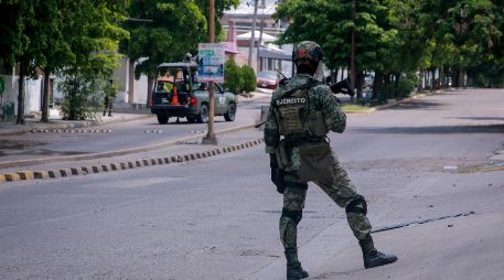 En la última semana, se han registrado balaceras y bloqueos en la capital sinaloense, que obligaron al gobierno del estado a cancelar los festejos patrios de este fin semana. AFP / I. Medina