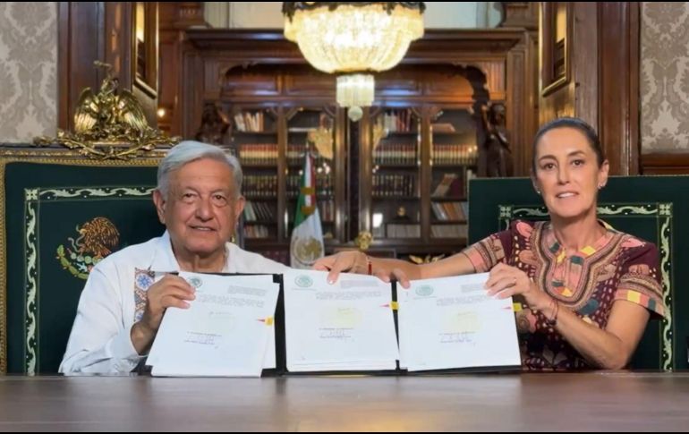 Este domingo apareció el decreto firmado por el presidente Andrés Manuel López Obrador, con lo que la enmienda entrará en vigor en el primer minuto del (lunes 16) martes 17 de septiembre. X/ @lopezobrador_