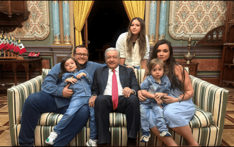 La familia de López Obrador reconoce el trabajo del Presidente. X / @_JRLB_