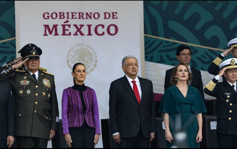 Por su parte, el general afirmó, que los integrantes del Ejército y la Fuerza Aérea Mexicanos están conscientes de los nuevos retos que enfrentan. SUN / H. SALVADOR