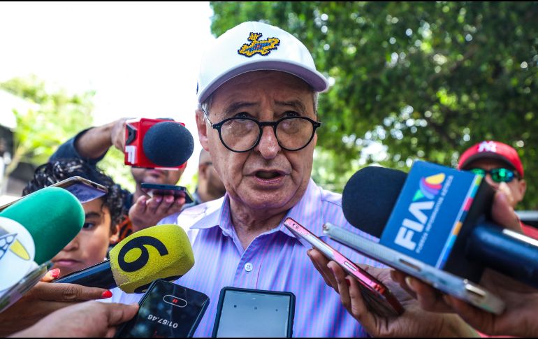 El funcionario destacó la participación de la ciudadanía en el desfile conmemorativo de este 16 de septiembre realizado en Guadalajara. EL INFORMADOR / A. NAVARRO