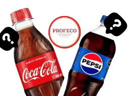 Aunque Coca-Cola y Pepsi son prácticamente equivalentes en términos de nutrientes y riesgos para la salud, la clave está en moderar su consumo o buscar alternativas más saludables. ESPECIAL/PROFECO/COCA COLA/PEPSI