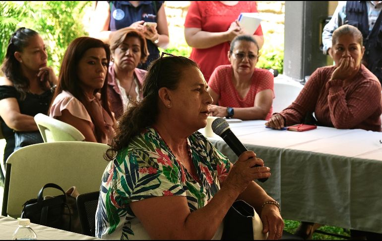 Colectivos de búsqueda de personas desaparecidas expusieron esta mañana sus quejas ante autoridades de la Fiscalía del Estado. EL INFORMADOR / J. Urrutia