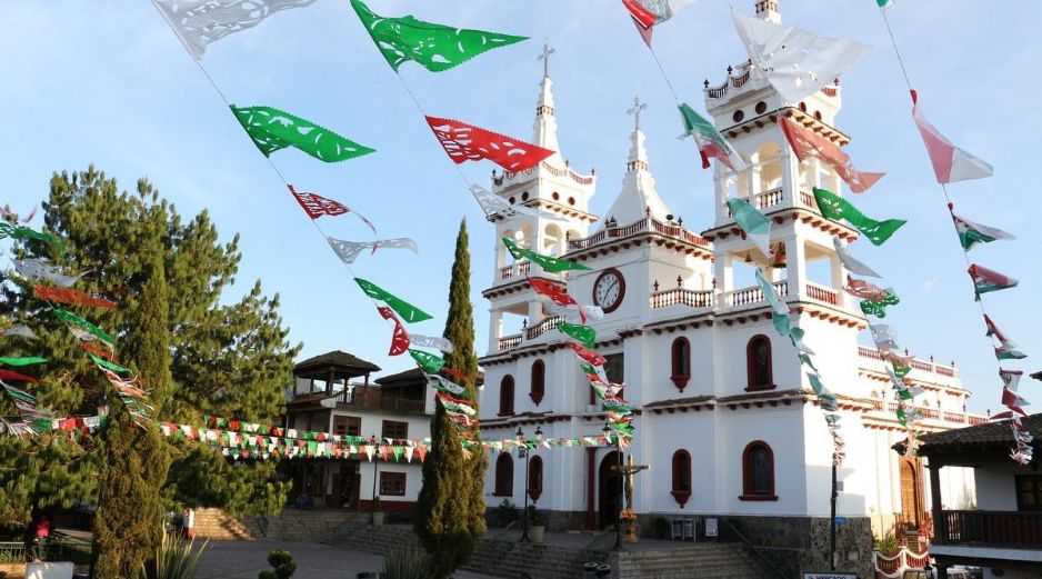 Parroquia de San Cristóbal en Mazamitla, Pueblo Mágico de Jalisco. NOTIMEX/ARCHIVO