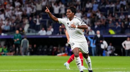 Endrick es el goleador más joven del Real Madrid en Champions League. AP/M. Fernández