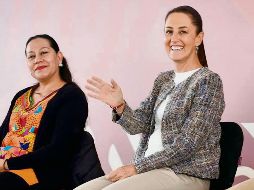 María Luisa Albores González y Claudia Sheinbaum. ESPECIAL