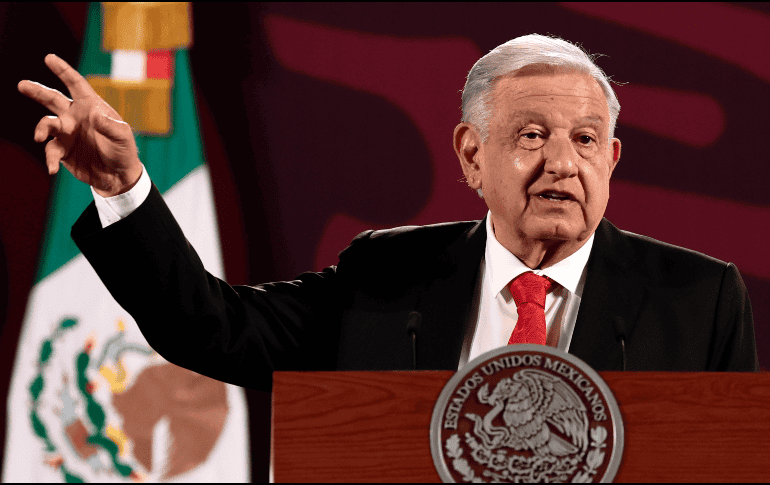 Andrés Manuel López Obrador, en la mañanera de hoy. EFE / J. Méndez