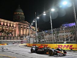 El mexicano Sergio ''Checo'' Pérez correrá su decimoctava carrera de 2024 con Red Bull en el GP de Singapur este domingo 22 de septiembre. AFP / ARCHIVO