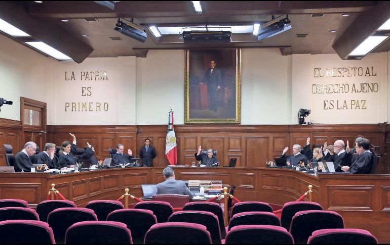 Presentaron ante la Corte la controversia con petición de suspensión de la reforma judicial, 