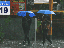 Compartimos contigo la lista de estados que se verán afectados por lluvias que van de puntuales muy fuertes a puntales intensas. EL INFORMADOR/ARCHIVO