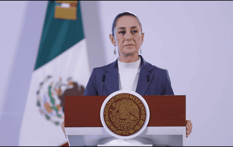 Claudia Sheinbaum dedicó este miércoles su primera conferencia matutina a las víctimas del 2 de octubre de 1968. SUN / F. Rojas