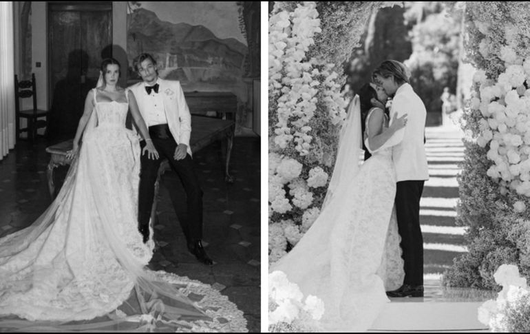 Millie Bobby Brown compartió las primeras fotos de su boda y se volvió tendencia. ESPECIAL / Instagram @milliebobbybrown