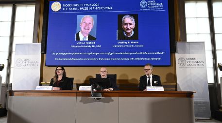 Hopfield realiza su investigación en la Universidad de Princeton, mientras que Hinton trabaja en la Universidad de Toronto. AP/TT News Agency/C. Olsson