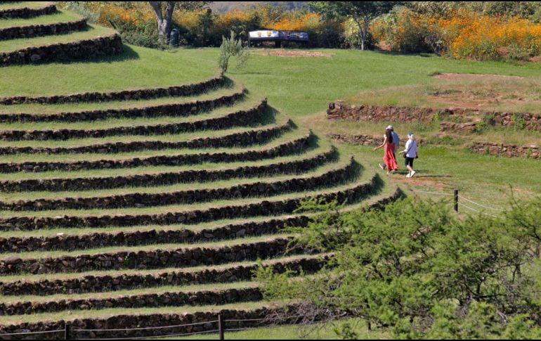 Sitio arqueológico de Los Guachimontones, uno de los más importantes en el occidente del país. EL INFORMADOR / ARCHIVO