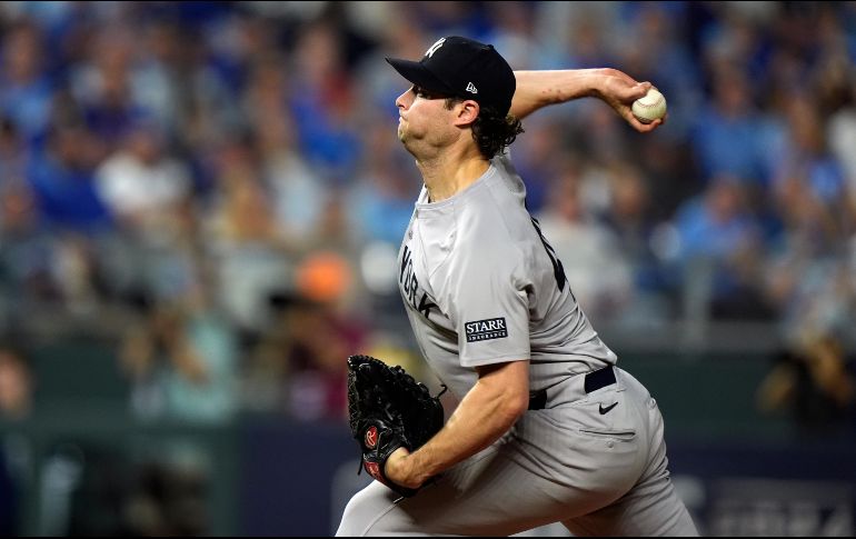 Gerrit Cole tuvo una brillante labor a lo largo de siete entradas. AP/C. Riedel