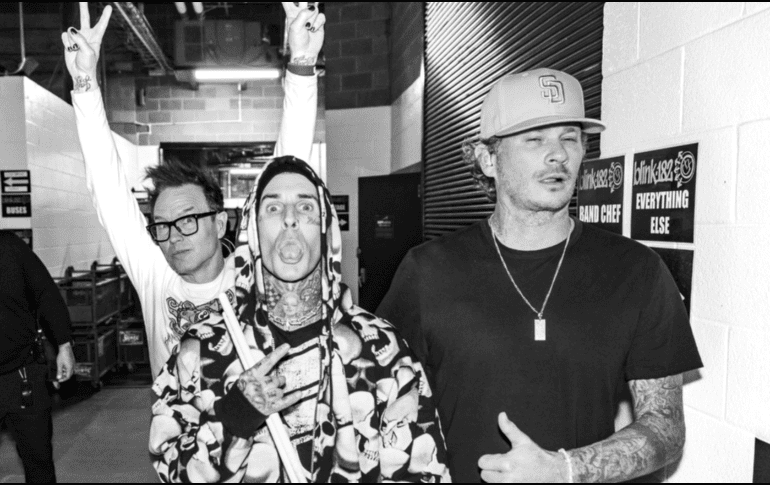 La banda Blink-182 anunció dos nuevas canciones previas a su concierto en México. X / @blink182
