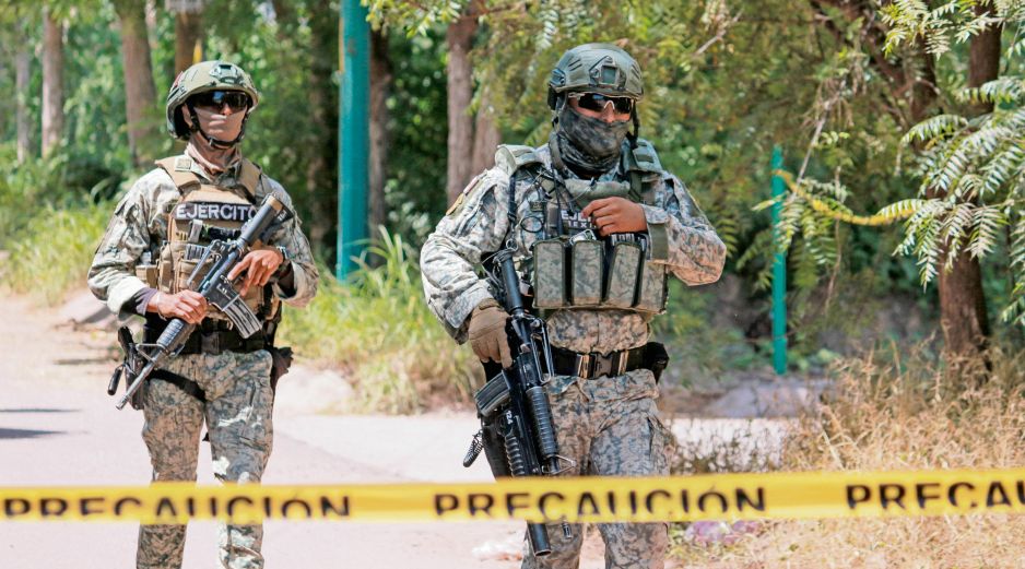 El Ejército mexicano tiene a un millar de elementos en operativos en Sinaloa. AFP