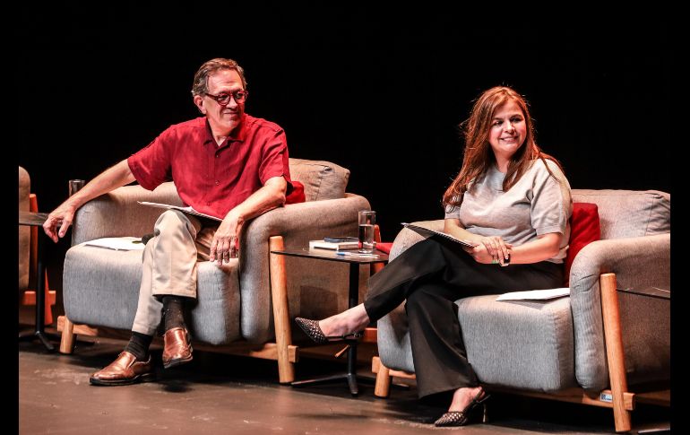 La Universidad de Guadalajara llevó a cabo la mesa de diálogo “Del boom al trash: nuevas narrativas latinoamericanas”, que tuvo la participación de escritoras y escritores de distintos países latinos. EL INFORMADOR / A. Navarro