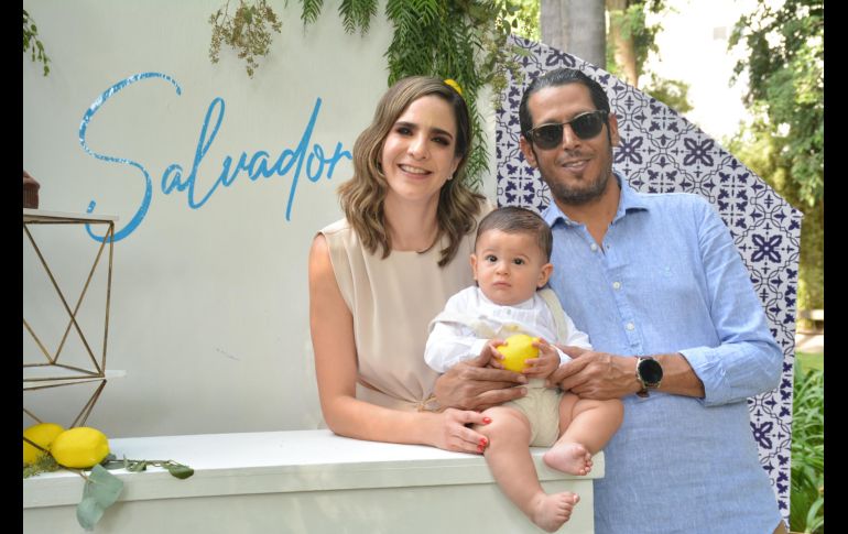 Lorena Navarrete, Aurelio López y Salvador López Navarrete. GENTE BIEN JALISCO/ M. Rached