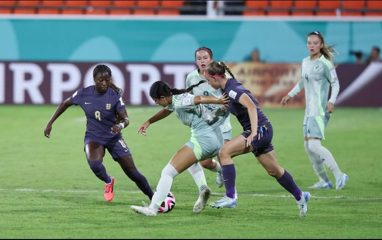 Las dirigidas por Jimena Rojas tenían todo sobre la mesa para dar un golpe de autoridad. X/ @Miseleccionfem.