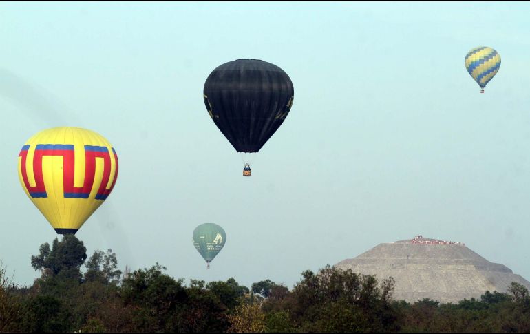 Globos aerostáticos aterrizan en las zonas habitacionales. NTX/ARCHIVO