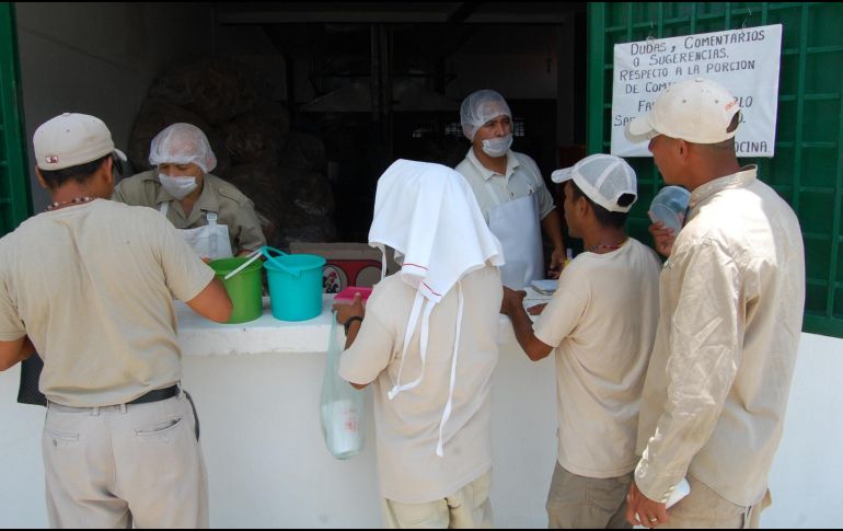 Para alimentar 13 mil 262 internos, el gobierno de Jalisco destina 359 millones 870 mil pesos al año. EL INFORMADOR/Archivo