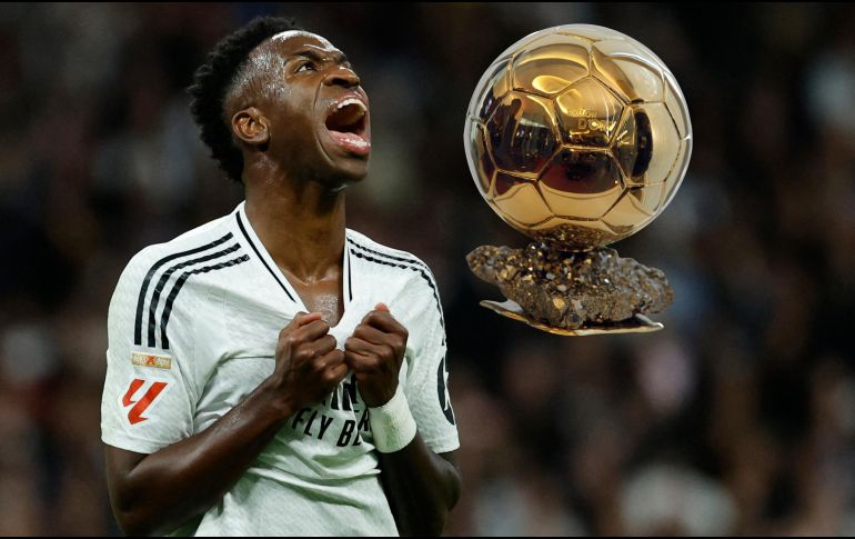 De acuerdo con la información, Vinícius no sería el ganador del Balón de Oro 2024. ESPECIAL / AFP y EFE