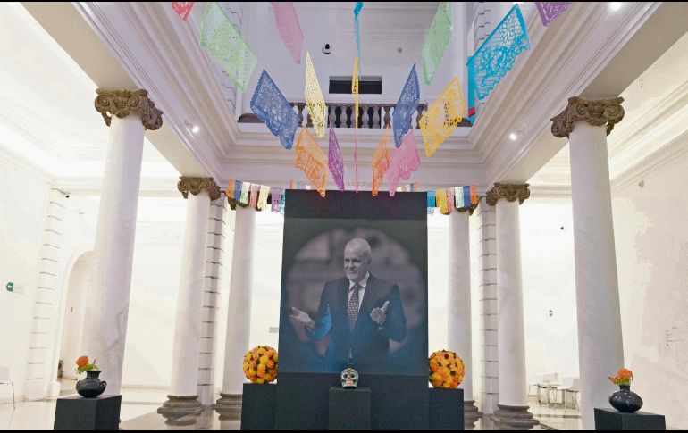 Ofrenda en honor a Raúl Padilla, ubicada al interior del museo. CORTESÍA