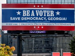 Votación en Georgia. Los reclamos comenzaron por parte de los republicanos, quienes aseguran que no se podía entregar boletas de manera personal. EFE/E. Lesser