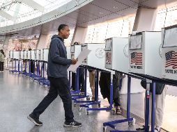 Kamala Harris ganó las elecciones en los estados de Nueva York. EFE / S. YENESEL