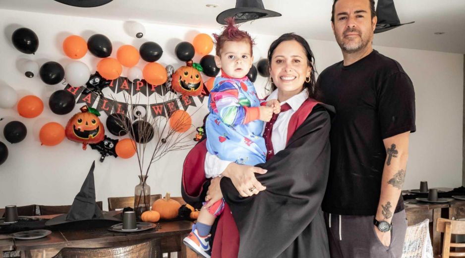 Romeo Barrera Sandoval,Christianne Sandoval y Óscar Barrera.  GENTE BIEN JALISCO/ J. Soltero