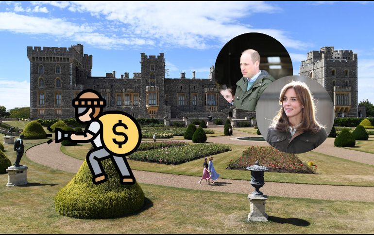 El Castillo de Windsor, hogar de Guillermo y Catalina, príncipes de Gales, fue asaltado. AFP /  EFE / ARCHIVO