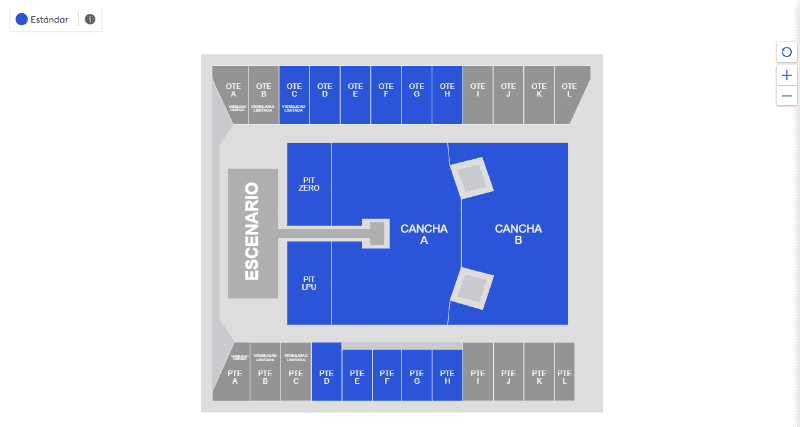 Disponibilidad Estadio Banorte 