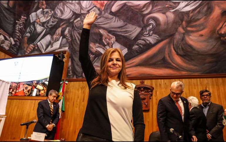 Karla Planter obtuvo un total de 112 votos por parte del Consejo General Universitario. EL INFORMADOR / A. NAVARRO