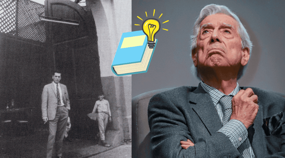 El famoso escritor peruano Vargas Llosa visita el bar en Lima que lo inspiró a escribir una de sus grandes novelas. X: @AlvaroVargasLl y NOTIMEX/Q. Blanco