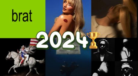 La revista Rolling Stone publicó su lista de los “Mejores 100 álbumes del 2024” en la que se dispone a reconocer a los álbumes más representativos del año. ESPECIAL/Canva