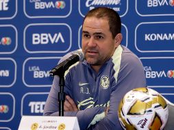 André Jardine. El brasileño busca engrandecer su legado tratando de ganar su tercera final en tres torneos dirigiendo a las Águilas. EFE/H. Ríos