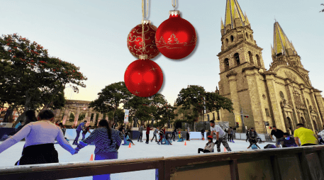 El festival navideño en Guadalajar cuenta con varias atracciones, entre ellas: el árbol gigante, el nacimiento, ornato navideño y la pista de hielo. EL INFORMADOR / ARCHIVO
