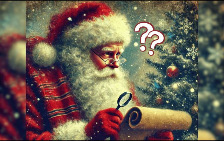 Santa Claus no siempre fue como lo conocemos ahora, tiene más versiones. ESPECIAL/BING IA