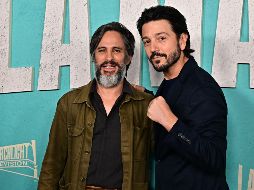 Gael García Bernal y Diego Luna volvieron a hacer equipo en La Máquina. AFP/F. Brown