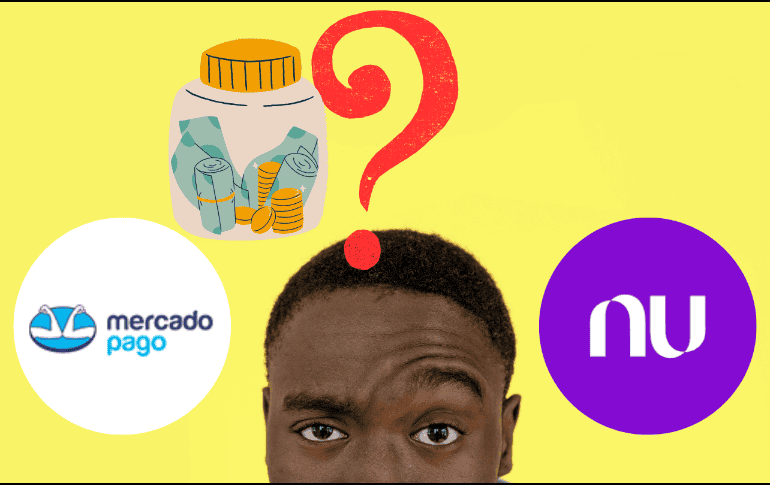 ¿NU o Mercado Pago? El día de hoy te compartimos algunos elementos que te pueden servir para elegir la mejor opción para generar rendimientos con tu inversión. ESPECIAL/ CANVA