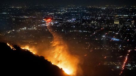 Famosos tuvieron que ser evacuados por incendio en Los Ángeles
