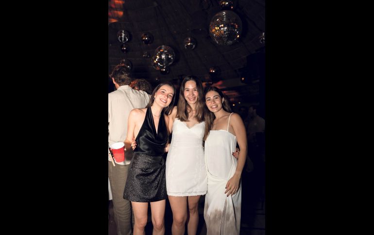 Paula Salcedo, Ana Claudia Lomelí y Lorea González Luna. GENTE BIEN JALISCO / Cortesía