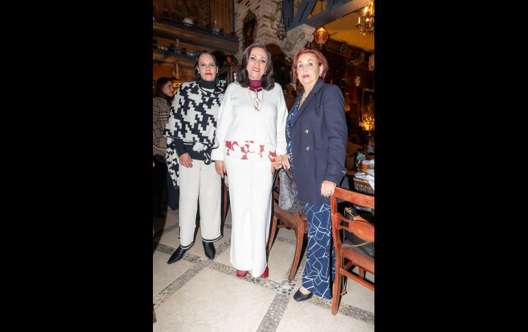 Rosa María Camacho, Patricia García y Ruth Casillas. GENTE BIEN JALISCO / A. Rodríguez