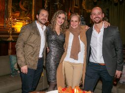 Alejandro Ochoa, Lorena Ochoa, Lorena Tostado y Willy Ochoa. GENTE BIEN JALISCO / A. Rodríguez