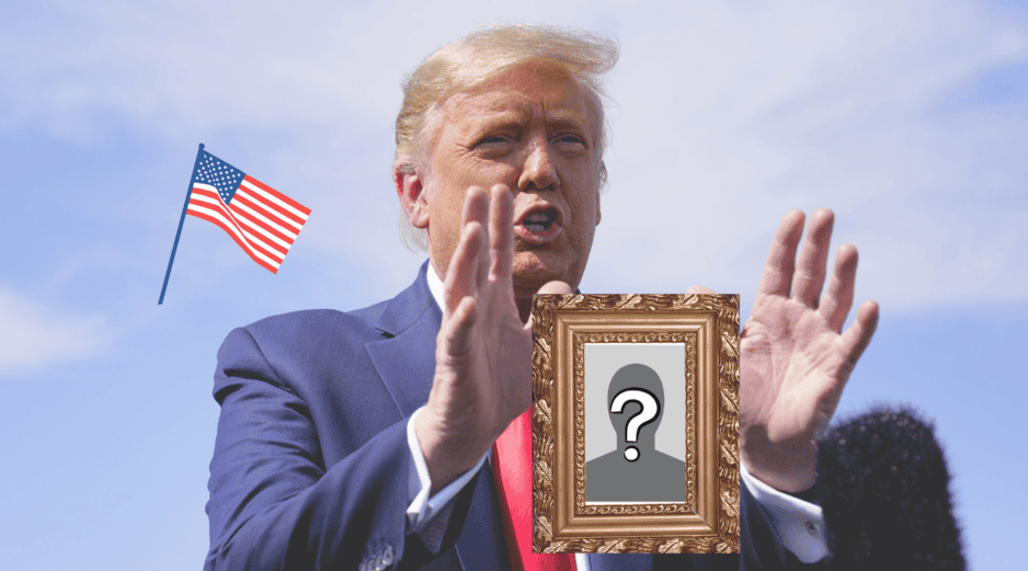 El equipo de Trump publica el retrato oficial de éste como presidente. AP/Archivo